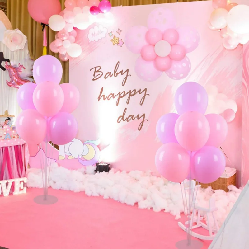 1 комплект пластиковый надувной шар с поддержкой 7 трубок воздушные шары колонна