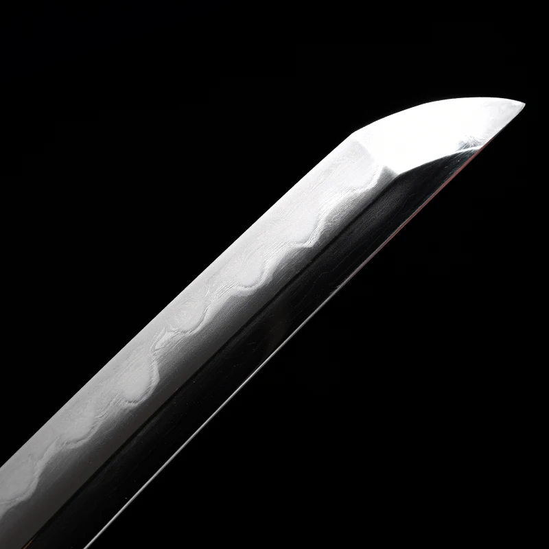 

High-Grade Real Japanese Sword Handforged Katana Brass/Gilded Silver Tsuba Wood&Wrapped with real Genuine stingray skin Samurai