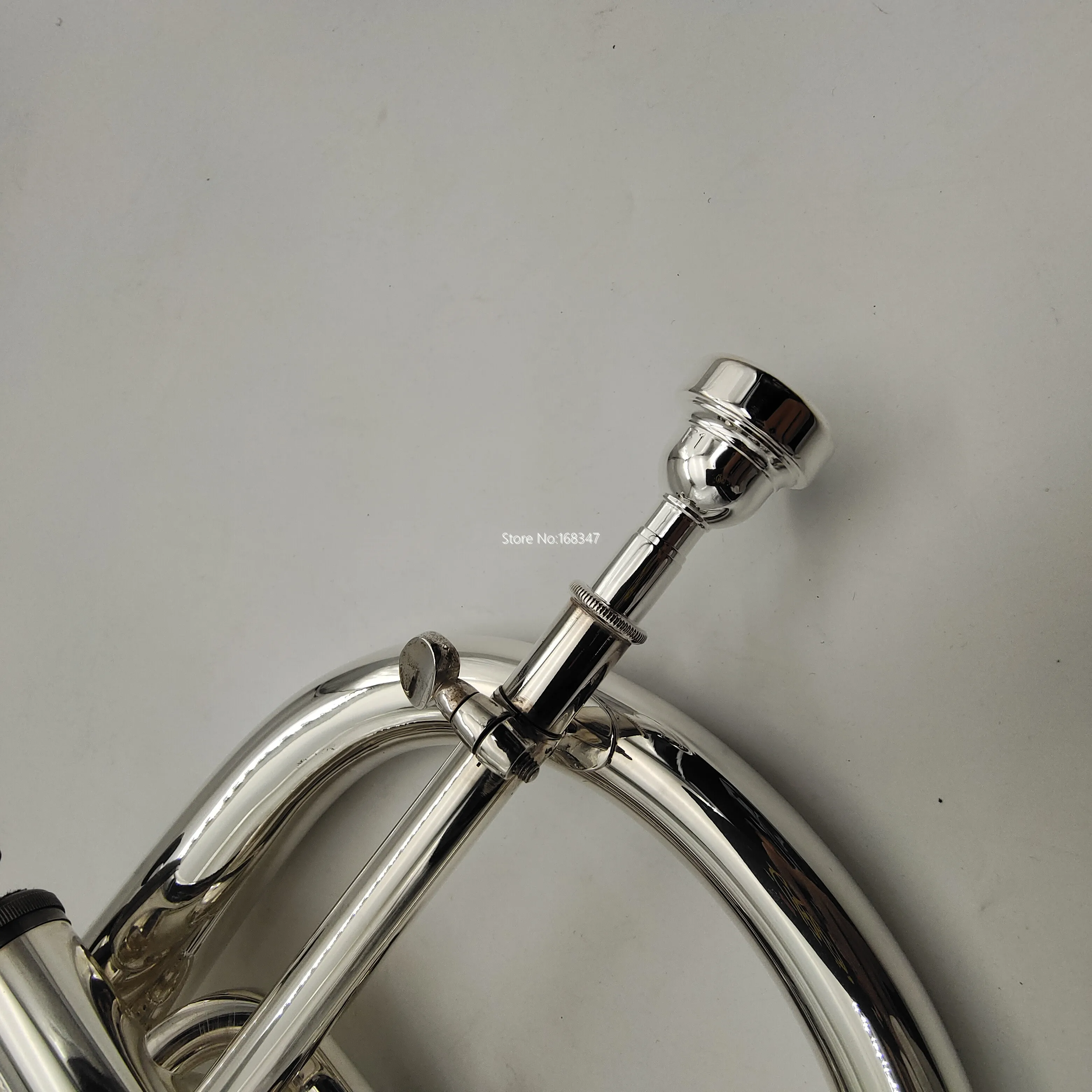 Самые низкие цены Флюгельгорны Bb Мелодия Щепка покрытием чёрный явентиль