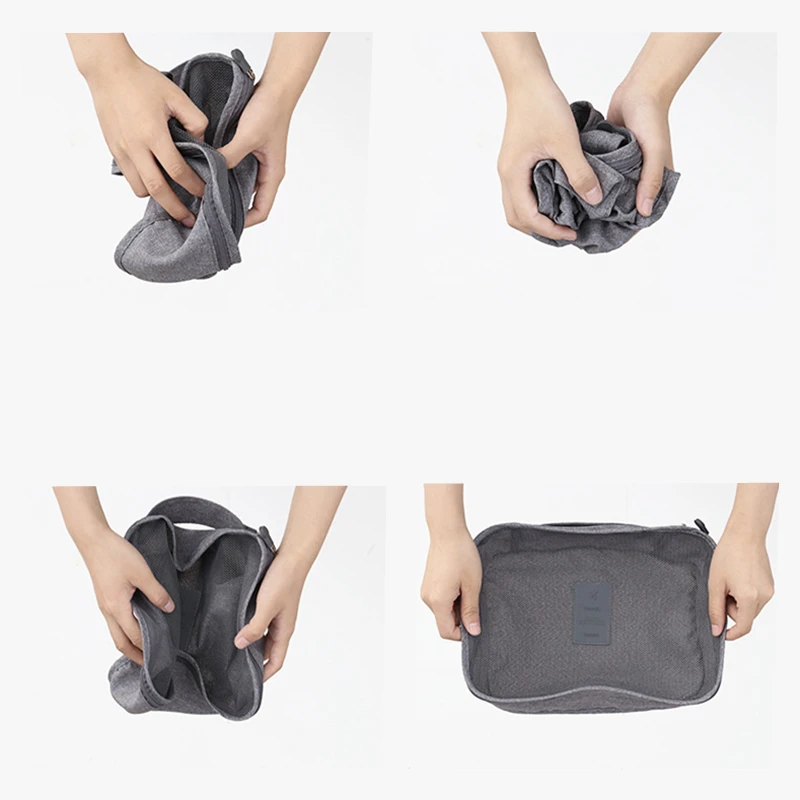 New 7Pcs/set Storage Clothes Underwear Travel Bag Portable Luggage Clothing Organizer High Quality Finishing Set Travel Mesh Bag