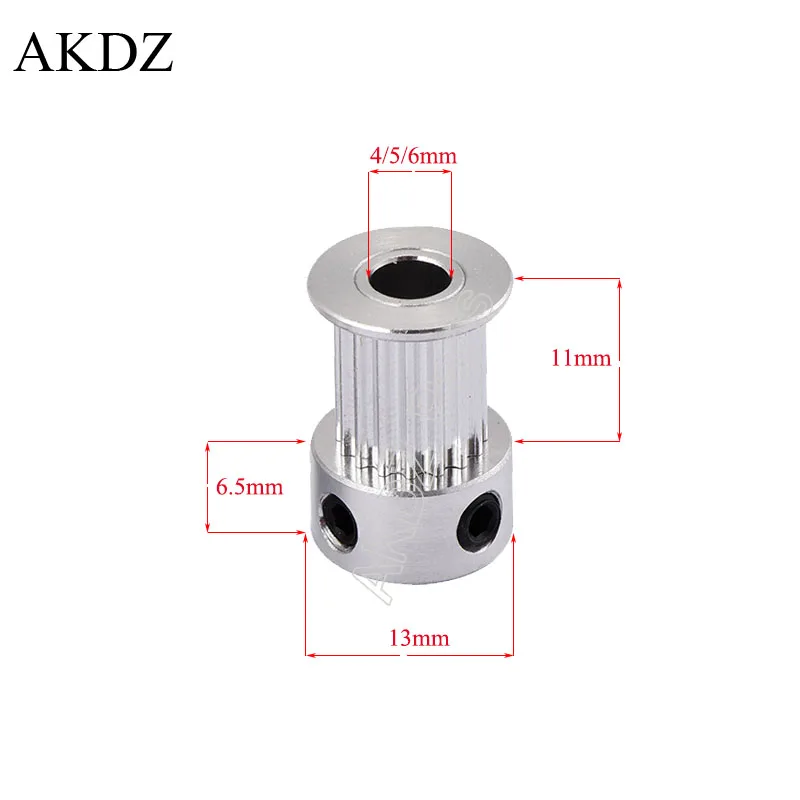 GT 16 teeth 2GT Timing Pulley Bore 4/5/6mm for GT2 Open Synchronous Belt Width 6mm/9/10mm Small Backlash 16Teeth 16T | Обустройство