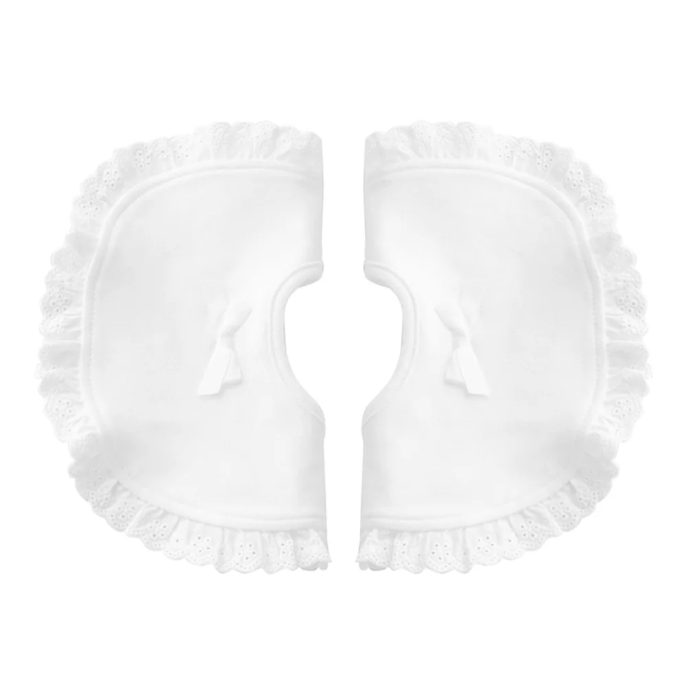 

2pcs Lace Baby Bibs Baby Bandana Bibs Infant Drool Towels Cotton Burp Clothes