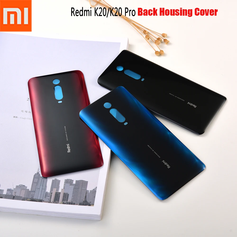 Оригинальный чехол для Xiaomi Redmi K20 / Pro 3D стеклянный аккумулятора задняя крышка