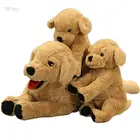 Супермягкая длинная плюшевая игрушка-Лабрадор, игрушка для собаки, Мягкая Милая набивная Подушка для ребенка с языком, золотистый ретривер, подушка для обнимания, диванная подушка
