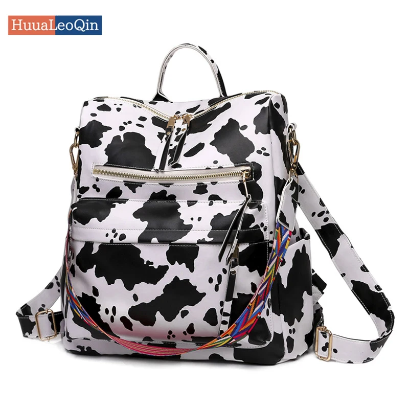 

Women's Backpack PU Material, Stylish and Personalized High-quality Ladies Striped Bag