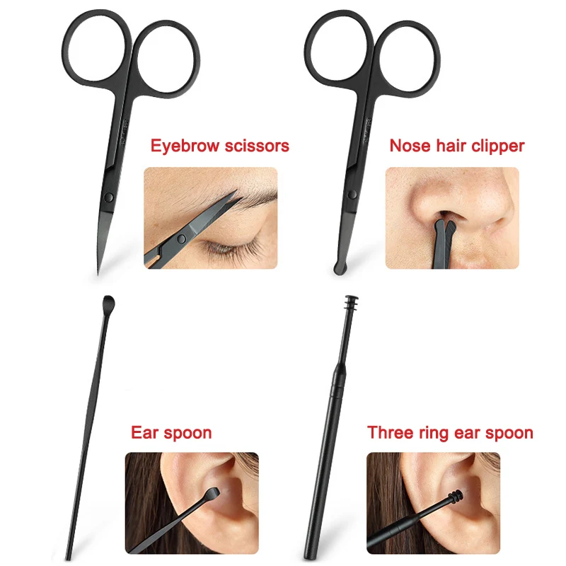 18 шт./компл. женский набор для педикюра ножницы пальцев WH998|Комплекты и наборы| |