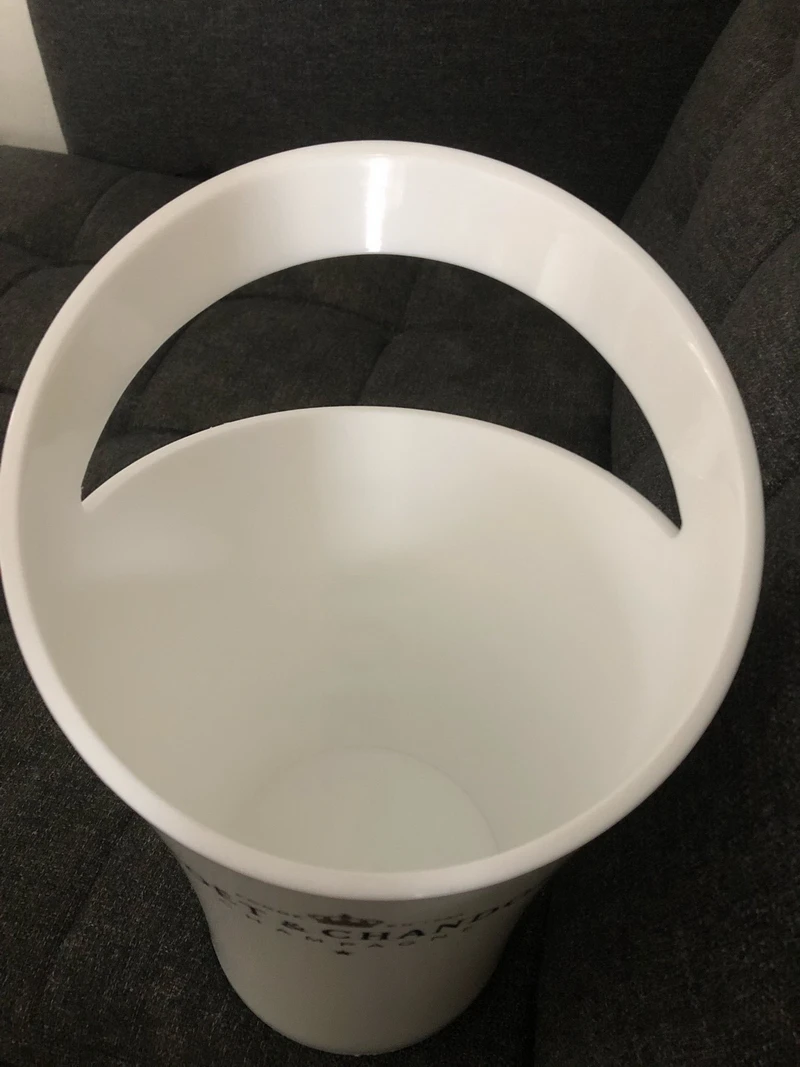 

New Fashion 3L Thicken Acrylic Beer Ice Buckets Wine Coolers Wine Holders for Beer Party Wedding White Coolers Chillers