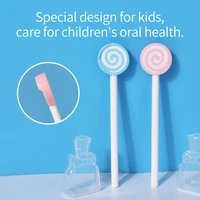 y kelin lollipop baby tongue sraper child scraper kids cleaner oral hygiene remove tongue coating