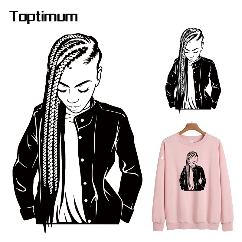 Крутые нашивки для девочек одежды самодельные футболок термонаклейки дочери и