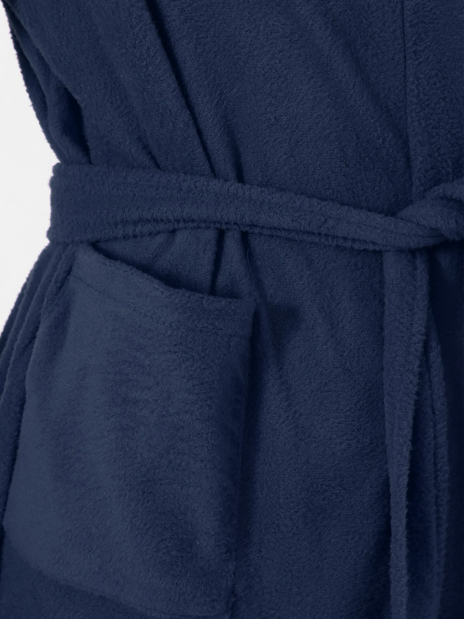 Mens Hooded Robe Night-robe Winter Warm Long Fleece Bathrobe  Plush Sleepwear Loungewear with Belt