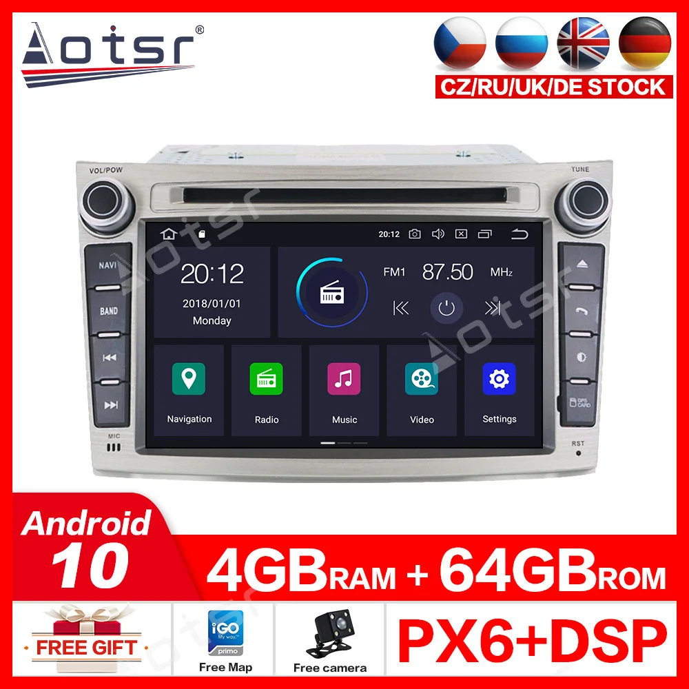 Автомобильный радиоприемник Aotsr стереоприемник для Subaru Legacy Outback магнитофон android