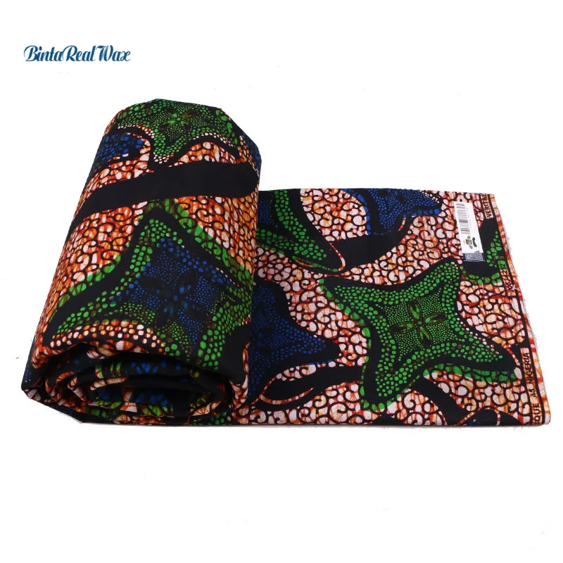 Хорошее качество настоящая африканская ткань Настоящая Африканская с восковой