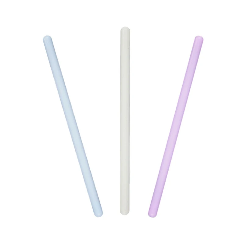 

2022 New 3pcs Flat Stick and 3pcs Round Bar Crystal Epoxy Silicone Stirring Stick for Mixing Resin Making DIY Crafts