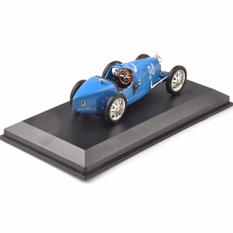 1/43 синий Grand Prix Sport 1928 Louis Chiron классический автомобиль Bugatti T35B для фанатов детские