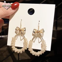 women earrings long metal ear clip leaf tassel cuff fashion faux piercing pendientes jewelry bridesmaid gift ofertas relampago