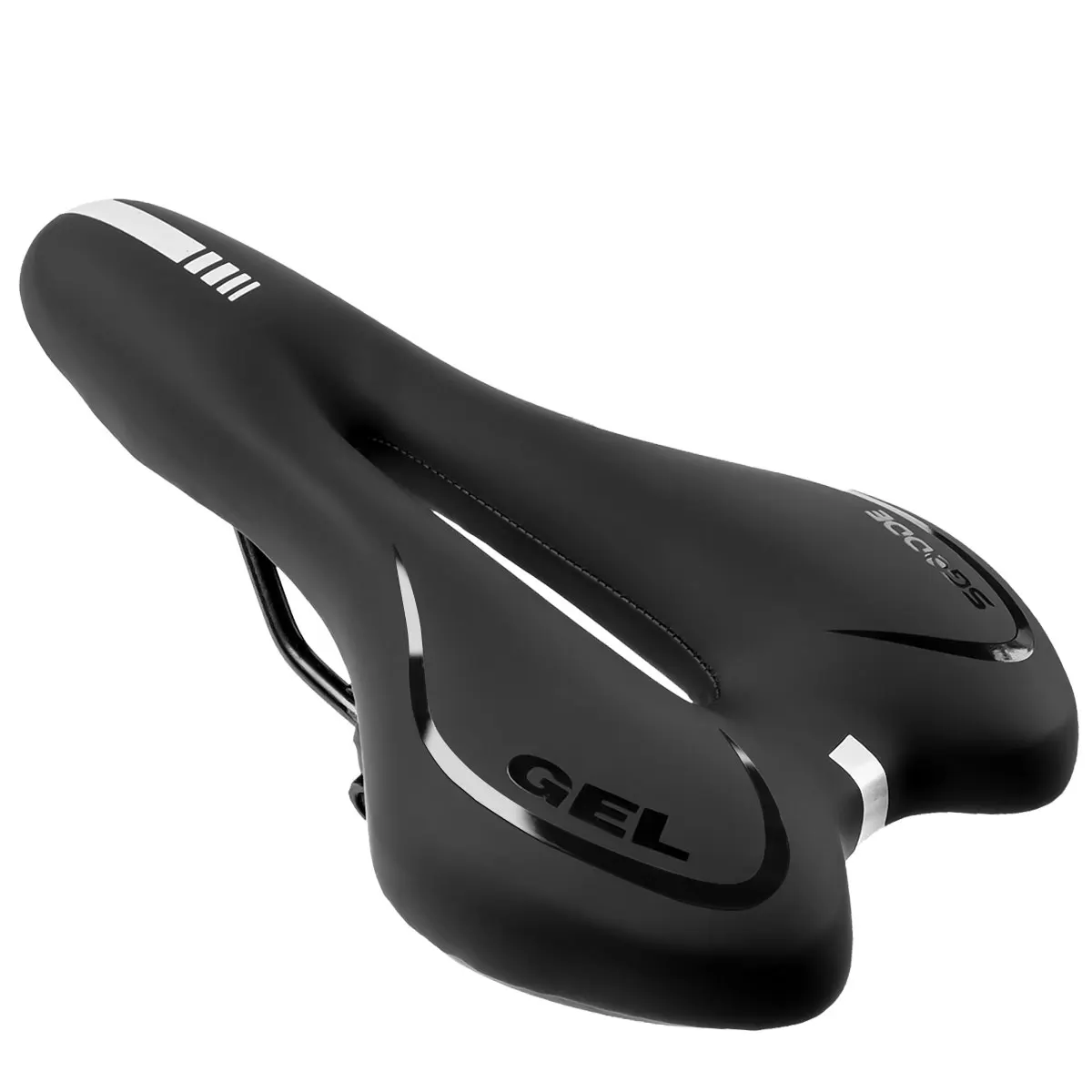 SGODDE Gel Bicycle Saddle Padded Dual-spring Extra Comfort Cycling Seat Pad Accessories for Men Women Universal Riding MTB Bike | Спорт и