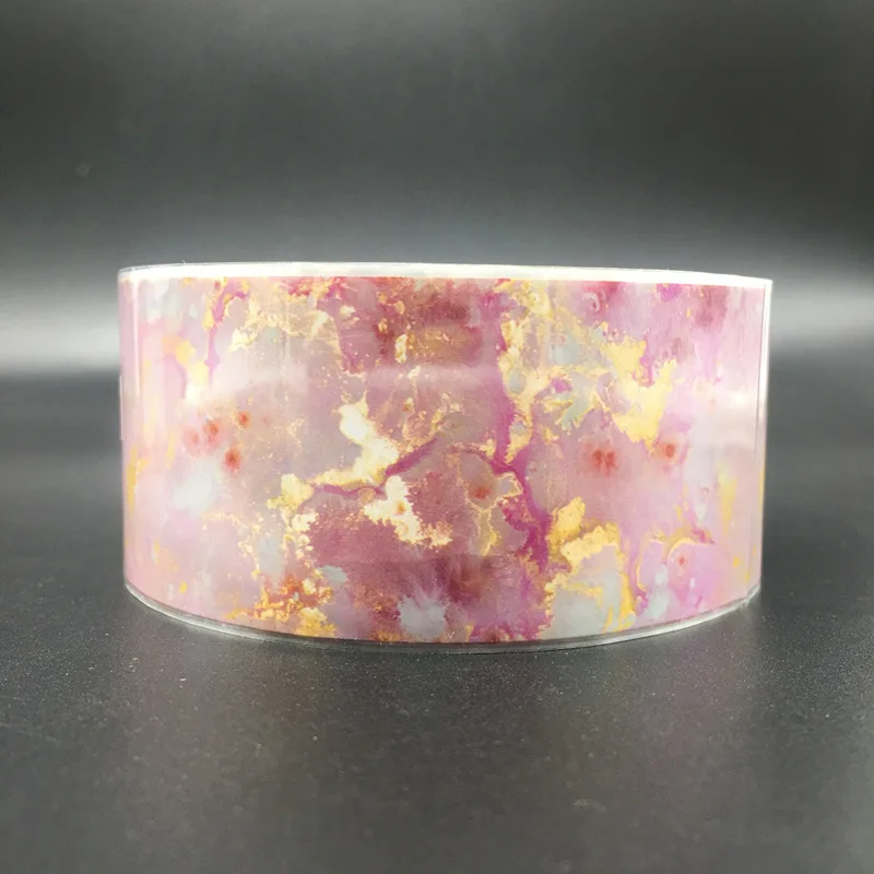 Наклейка из алюминиевой фольги для мрамора 1 рулон японская гелевая маникюрная