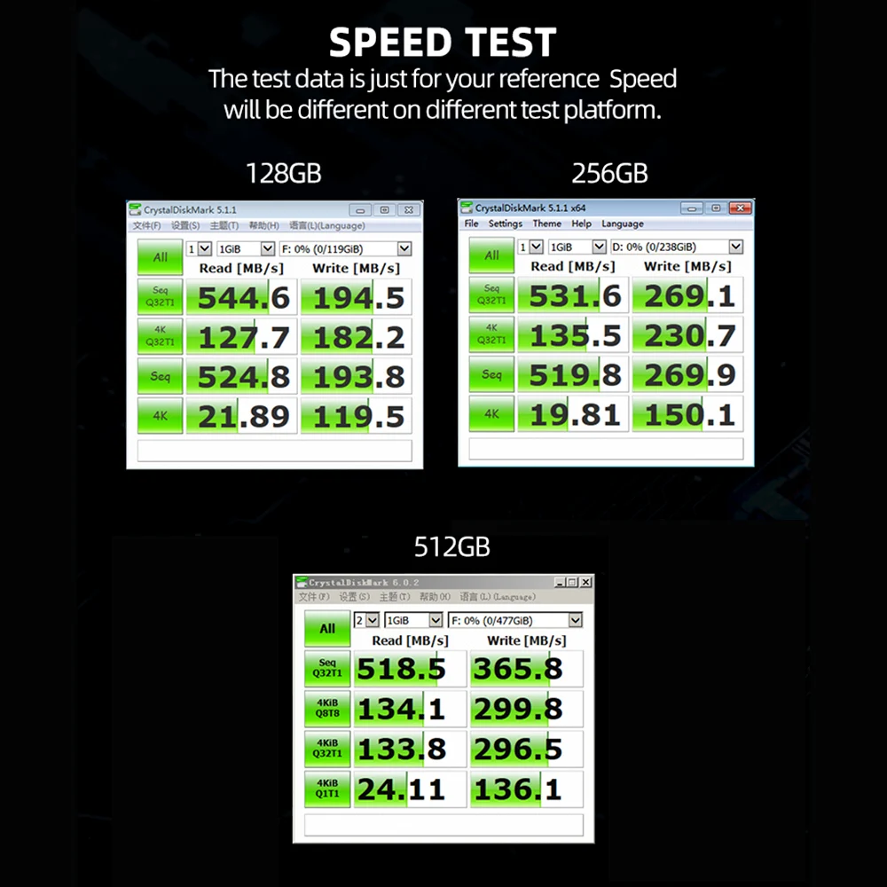 

OSCOO OM600 MLC 2246XT Mini MSATA SSD 512GB 256GB 128GB Internal Solid State Drives Hard Disk For Laptop
