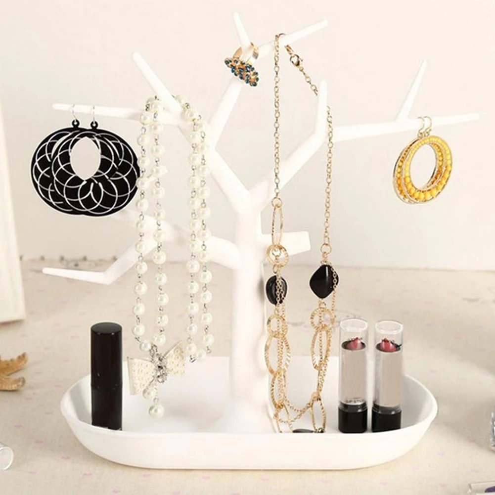 Деревянная пластиковая стойка для ювелирных изделий колье браслет серьги