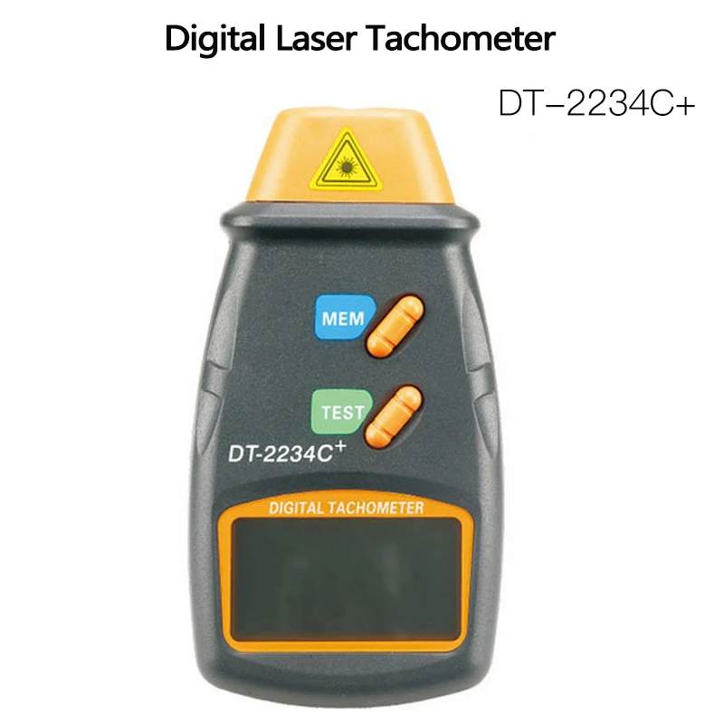 Цифровой лазерный тахометр Бесконтактный измеритель оборотов в минуту счетчик с