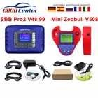 Лучшая цена интеллектуальный мини-zedbull Автомобильный ключ транспондер Zed Bull Hw V5.02 Sw V508 Мини Zed-bull Obd2 Ключевые программист для 8c 8e чипы