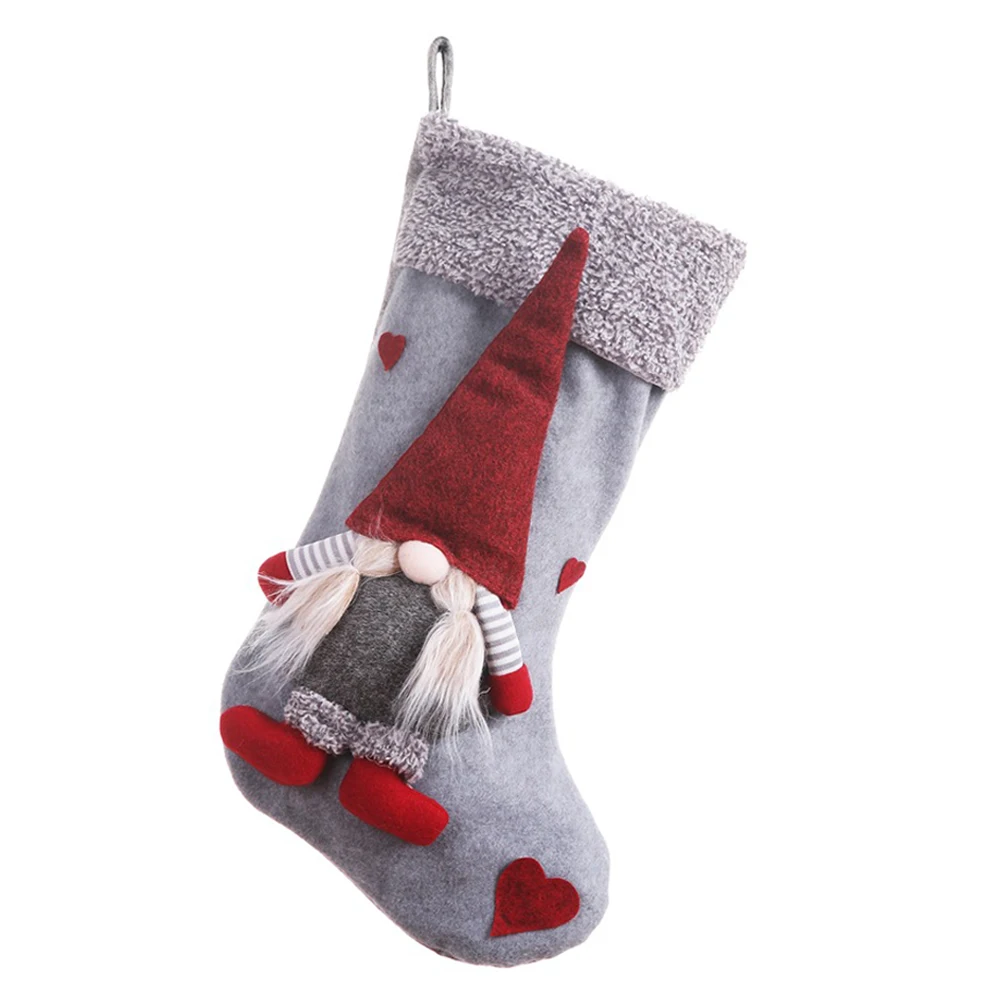 Праздничная Сумочка Рождественский чулок украшение домашний декор Подарочный