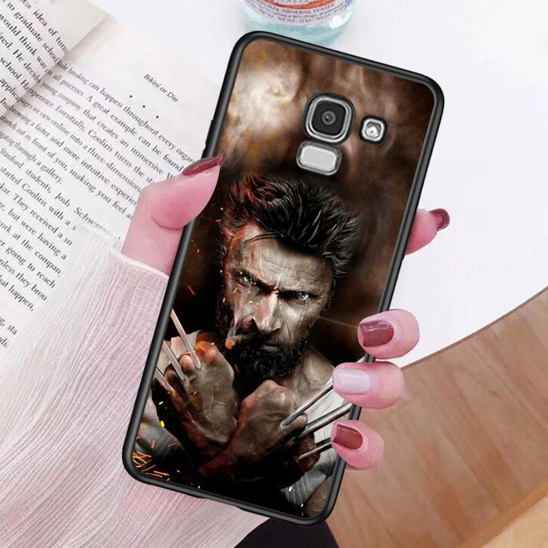 

Marvel Hero Wolverine for Samsung Galaxy j8 j7 j6 j5 j4 j3 j2 Duo Prime Core Plus 2018 2017 Black Phone Case