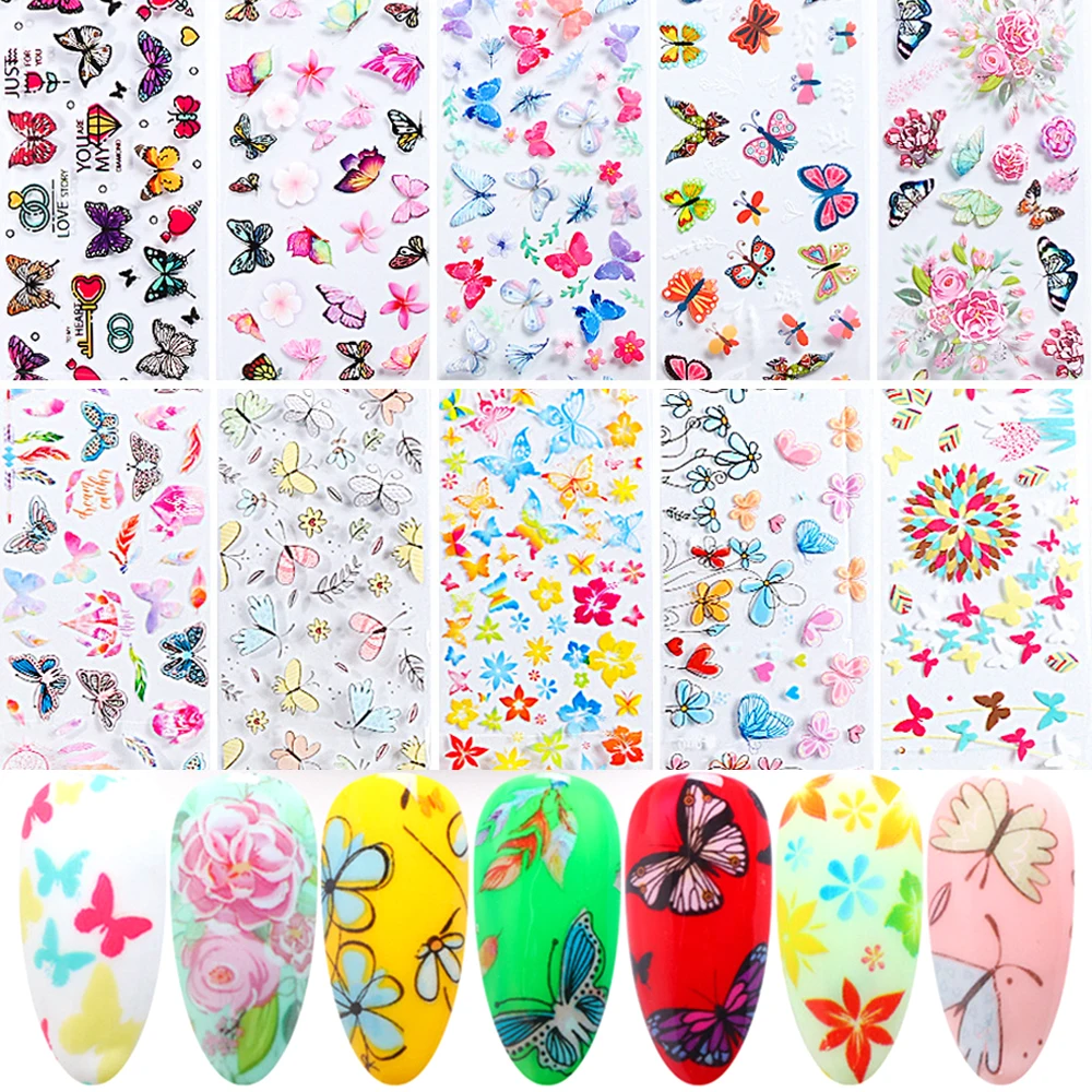 10 шт. переводная Фольга для ногтей | Красота и здоровье