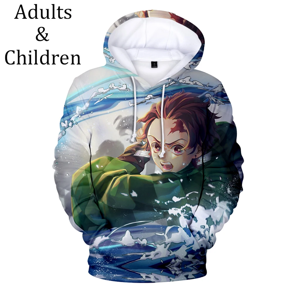 

3D Ghost Blade Hoodies Men Sweatshirts Fashion Women Print 3D Hoodie Autumn Kids Sweatshirts Casual Demon Slayer pullovers