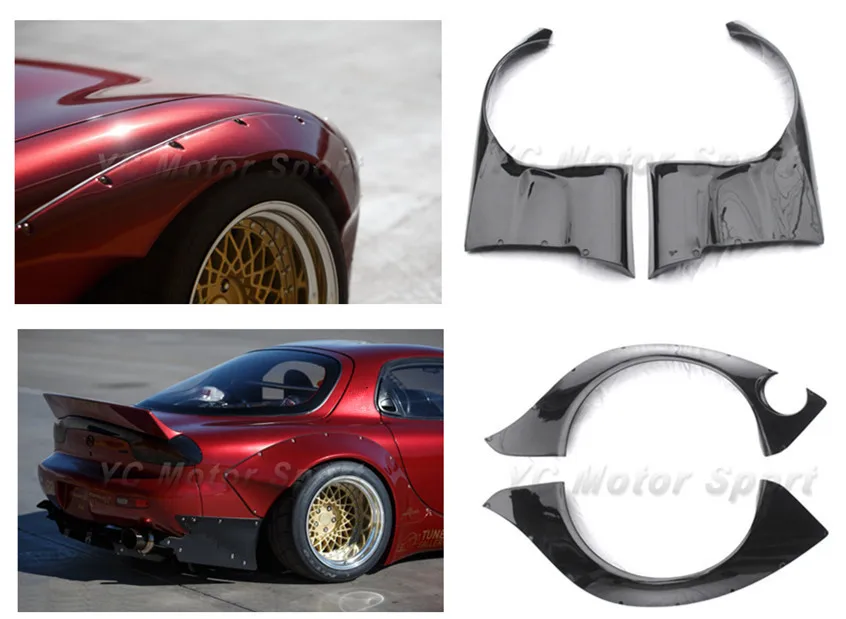 Автомобильные аксессуары комплекты кузова из стекловолокна FRP подходят для 1992-1997