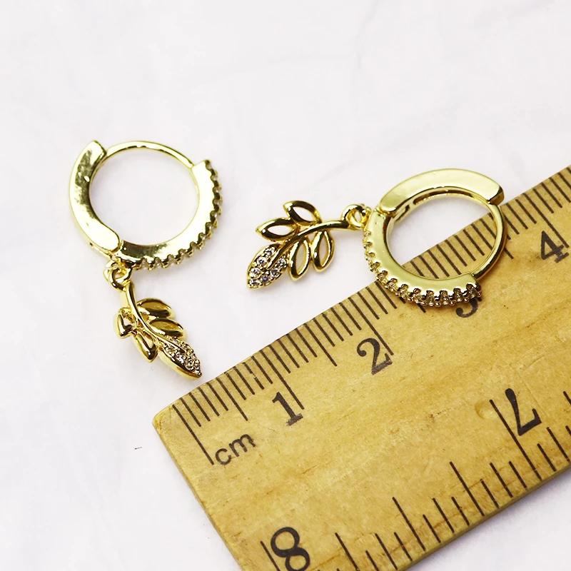 

10 Pairs Fashion Gold Leave shape earrings Tiny earrings Women jewelry earrings women earrings Women jewelry gift 8255