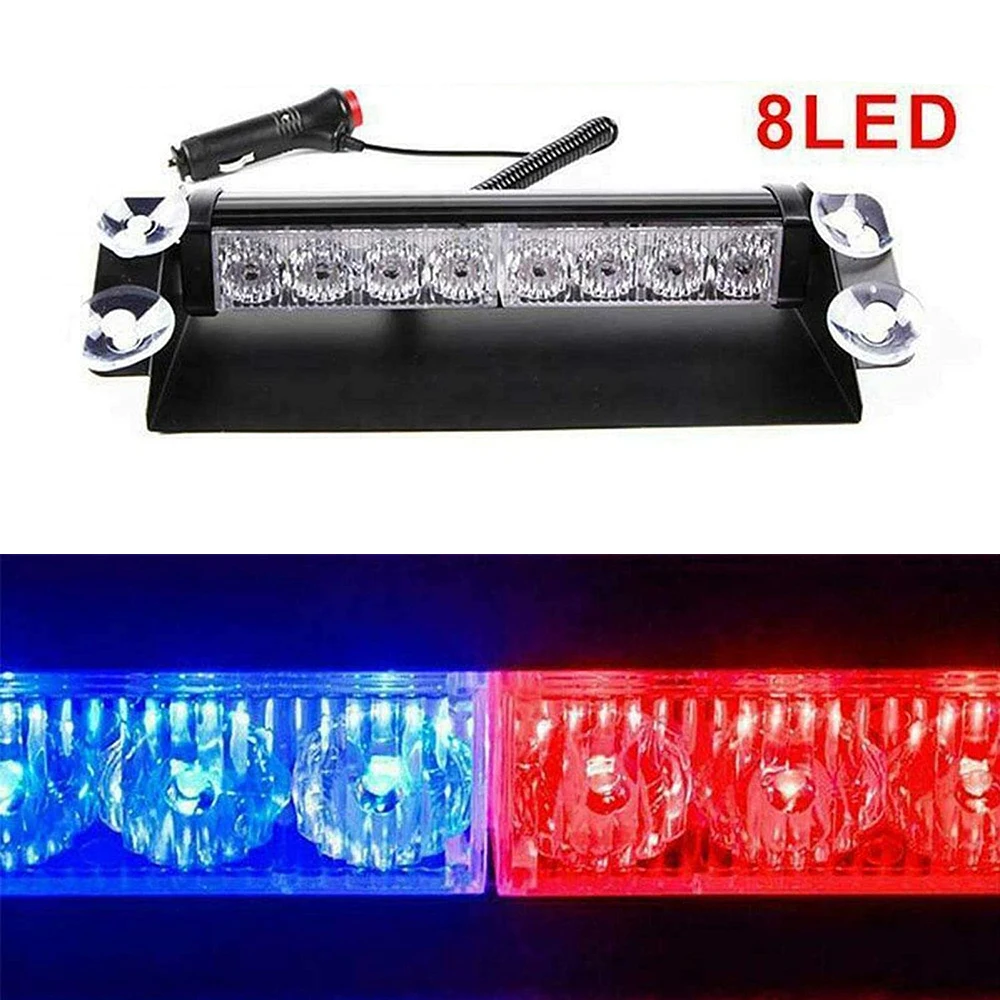 8 светодиодов аварийного мерцающий светильник бар автомобиль грузовик лобовое