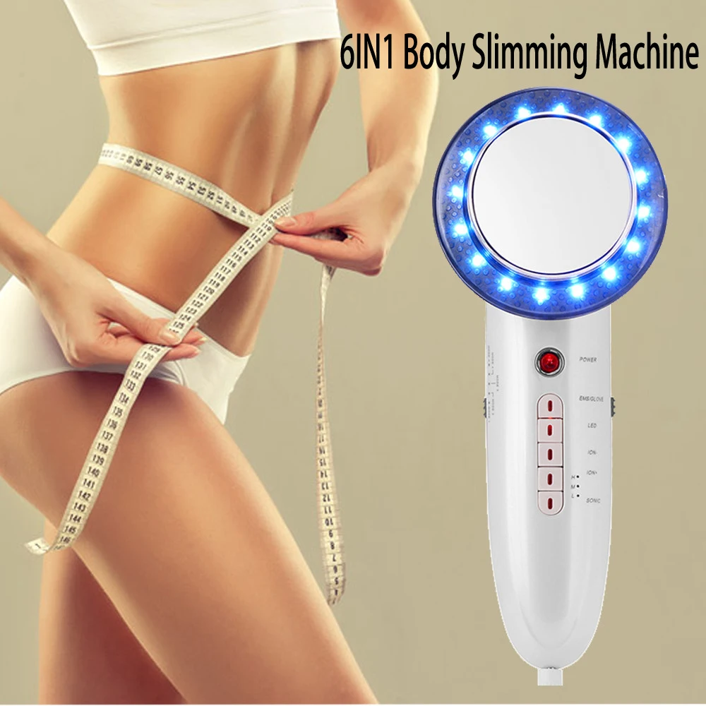 Аппарат для снижения веса 6 в 1 ультразвуковой кавитационный радиочастотный EMS