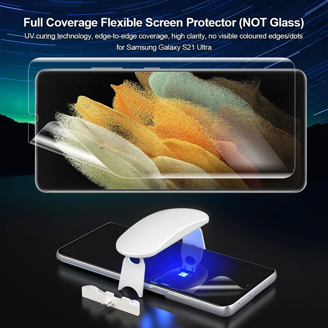 2021 soft hydrogel film for samsung galaxy s21 s21 s21ultra uv screen protector fingerprint unlock full protective cover free global shipping