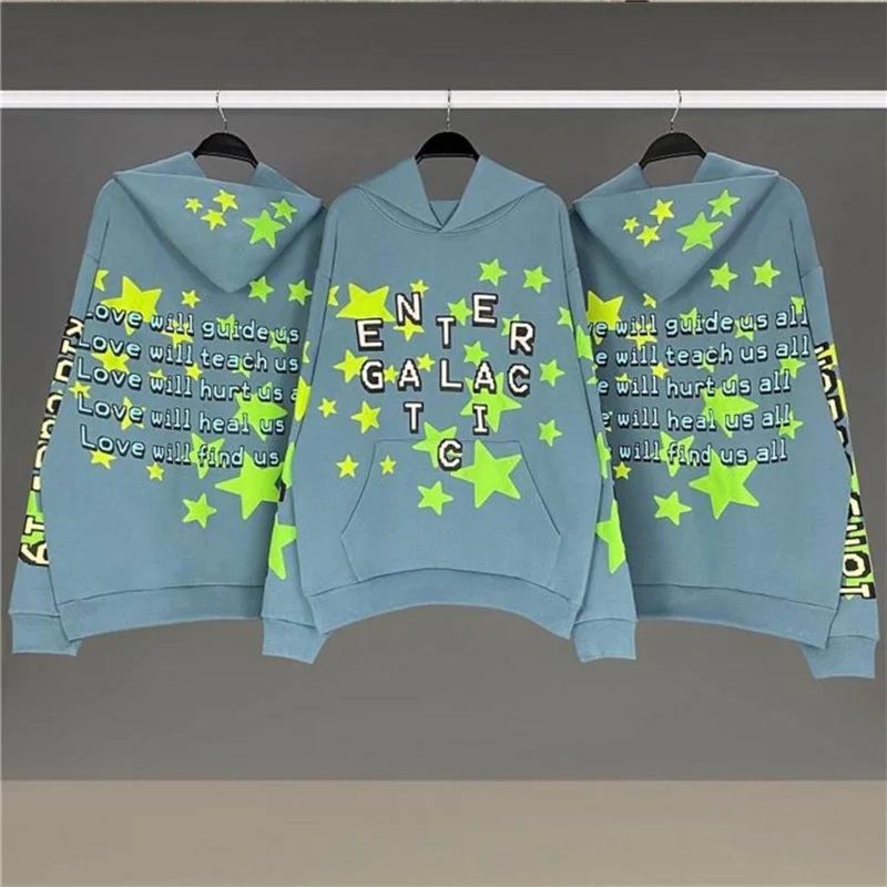 

CPFM.XYZ Hoodies Men Women Reflective Cactus Plant Pullover Kanye Three-dimensional Luminous Stars Hoody