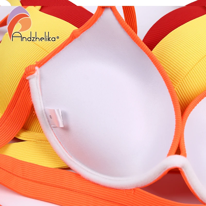 Andzhelika комплект бикини купальники женские Купальники Очень толстый пушап