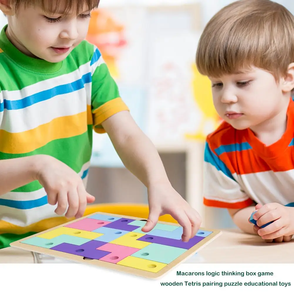 Деревянная детская подходящая русская коробка настольная игра головоломка