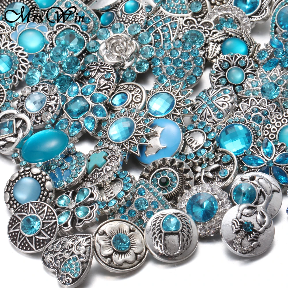 10 шт./лот ювелирные изделия с кристаллами 18 мм металлические кнопки стразы часы