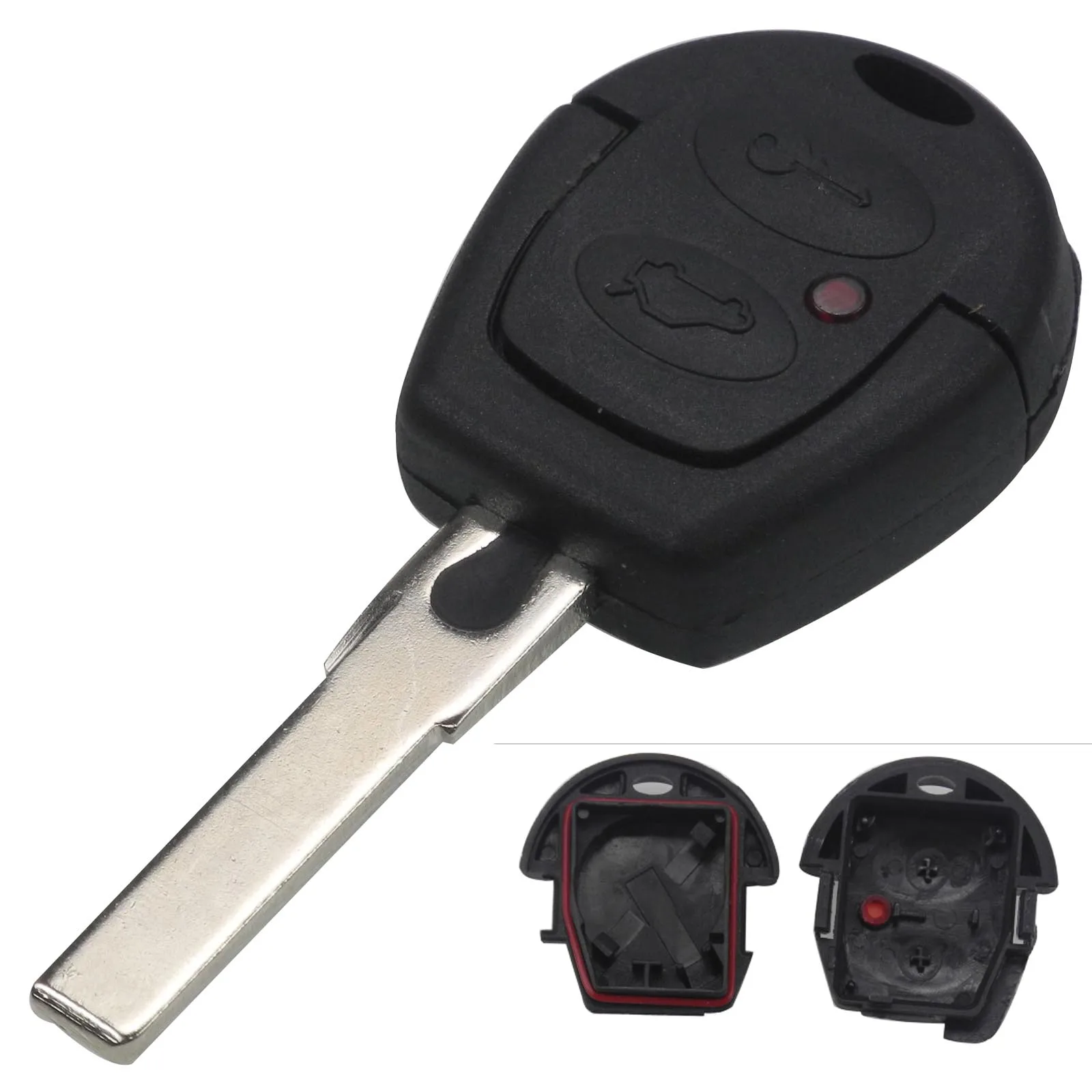 Kutery 2 кнопки дистанционного автомобильного ключа чехол для Vw Polo Golf Jetta Sharan Seat Leon