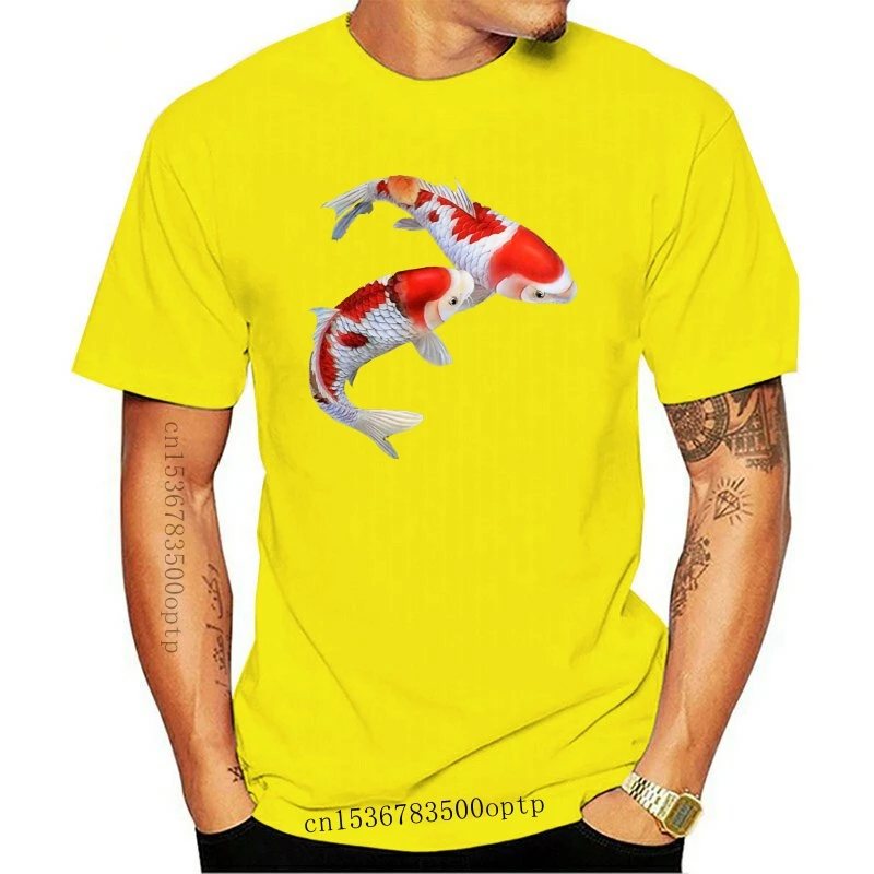 

New Funny Hot Koi Fish Koi Carp Fish Graphic Shirts Tops Tees for Men women tshirt