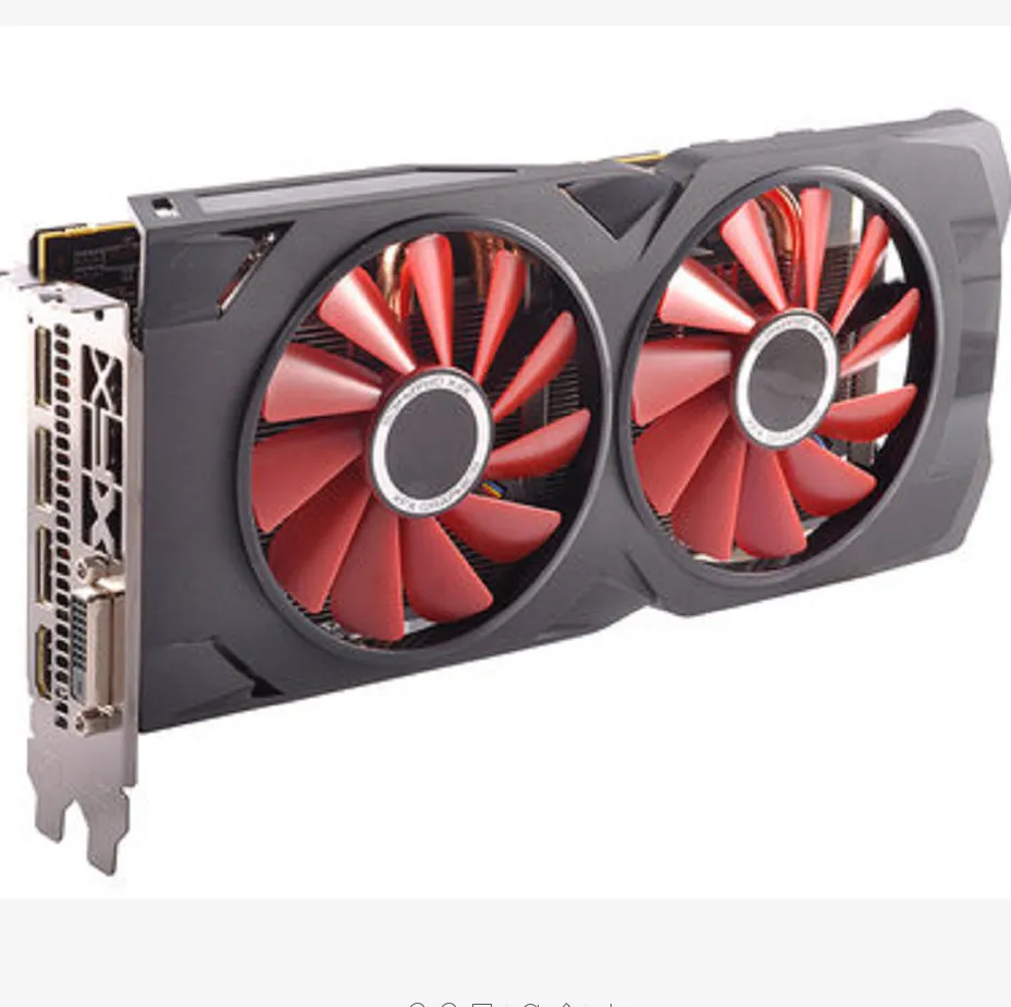 Бывшая в употреблении видеокарта xfx 570 4 ГБ 480 бит GDDR5 для компьютера не новая серия