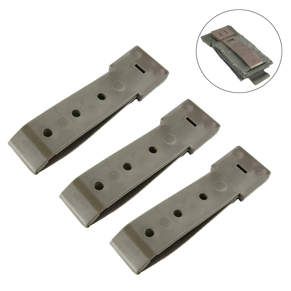 3 шт. FMA Тактический Molle лямки замок ремень с пряжкой конец зажим военный крюк для