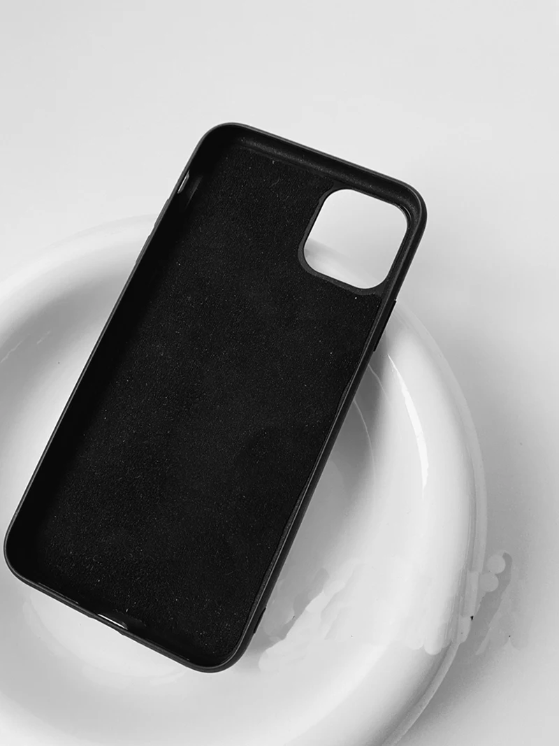 hot luxury brand embroidery lychee pattern soft leather phone case for apple iphone 12 11 pro max 7 8 plus x xs xr max cover free global shipping