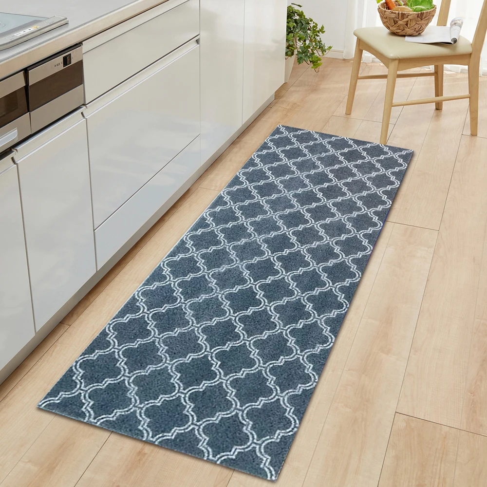 

Kitchen Mat Floor Door Mat Anti-Slip Mats Home Entrance Front Door Doormats Moder Kitchen Carpet Waterproof Oilproof Size Custom