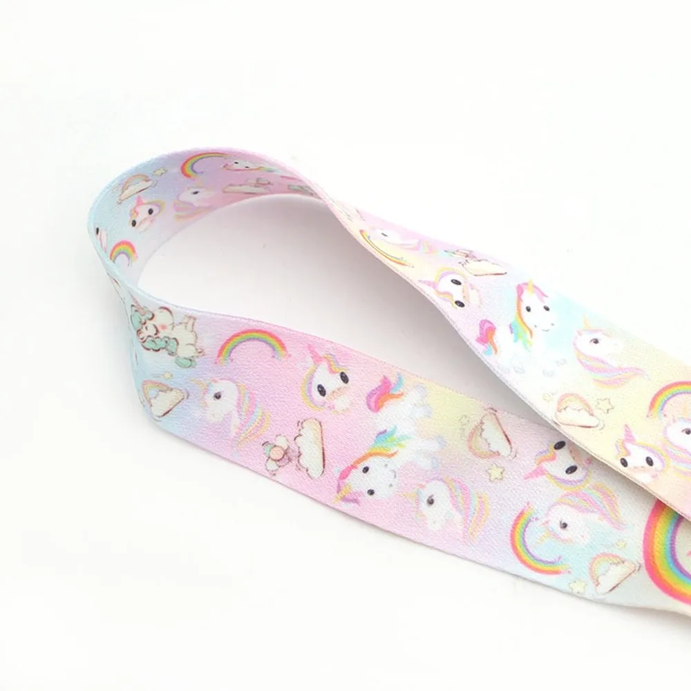 Шнурок с единорогом для ключей от телефона полноцветный индивидуальный дизайн