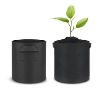 1pcs 1 100 gallon fabric root pots smart plant felt grow pot bags home gardening flower vegetable planter container