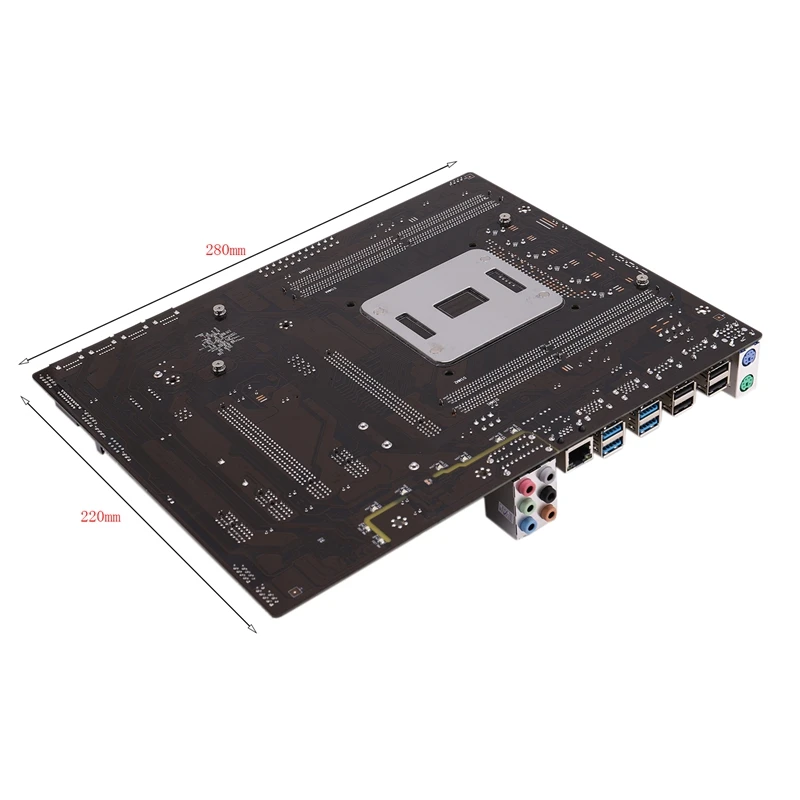 

X99 LGA2011-3 Motherboard 4-Channel DDR4 2133/2400/2800 32G RAM NVME SSD M.2 SATA2.0 USB3.0 PCIE16X Slots for I7 E5 CPU