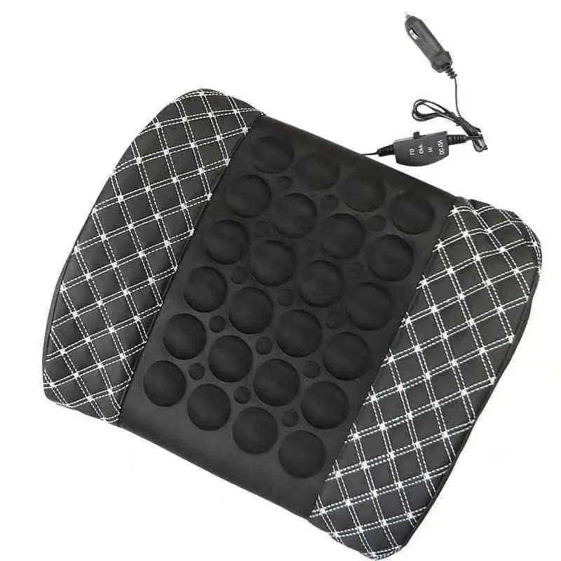 Автомобильная электрическая Массажная подушка для позвонков обезболивающая