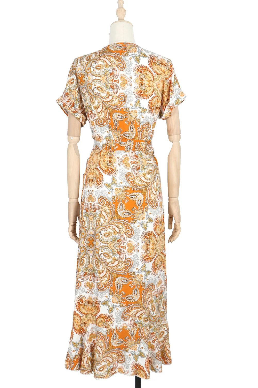 

Vintage printing summer dress 2020 Elegant and casual boho beach dress women Asymmetry robe femme long dresses