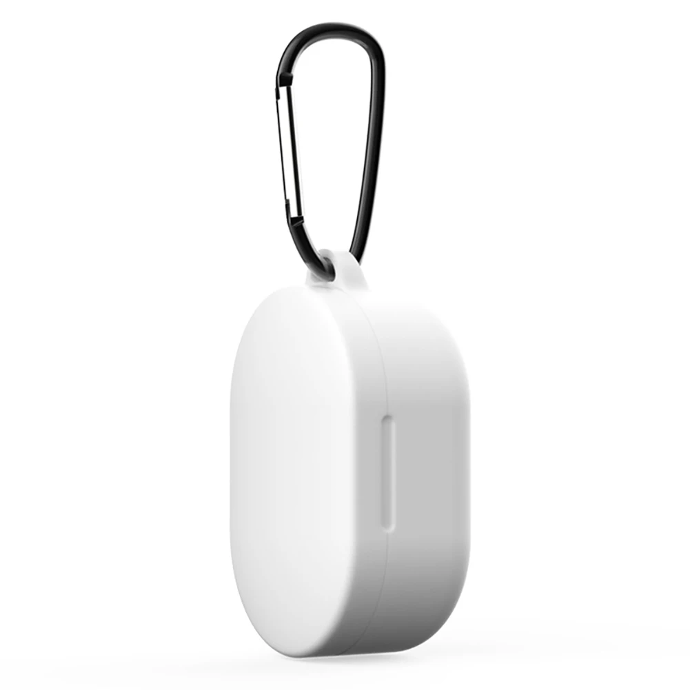 Wireless Earphone Case Fashion Silicone Protective Cover Shell with Carabiner for Xiaomi Redmi AirDots Charging | Электроника